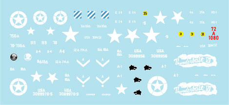 Star Decals 72-A1080 1:72 US Armor Mix # 1