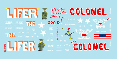 Star Decals 72-A1090 1:72 Vietnam Guntrucks