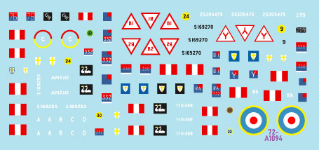 Star Decals 72-A1094 1:72 British Royal Artillery in Italy