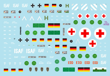 Star Decals 72-A1100 1:72 ISAF-Afghanistan # 1
