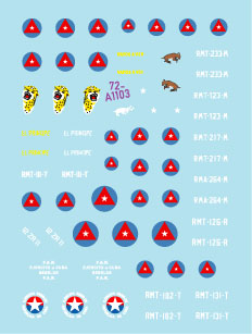 Star Decals 72-A1103 1:72 Tanks & AFVs in Cuba # 1