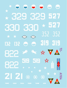 Star Decals 72-A1104 1:72 Tanks & AFVs in Cuba # 2
