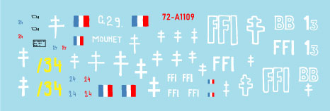 Star Decals 72-A1109 1:72 FFI # 2