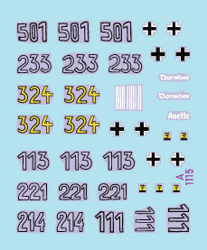 Star Decals 72-A1115 1:72 East Front Tigers s.Pz.Abt