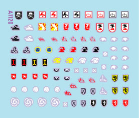 Star Decals StuG-Abt #5 Generic Insignia & Unit Markings 1:72