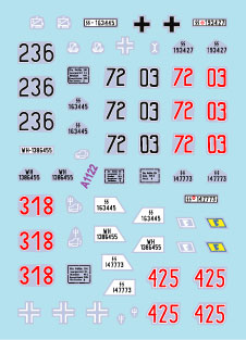 Star Decals Sd.Kfz.250 'Neu' #1 West Front Sd.Kfz.250/1 /3 1:72