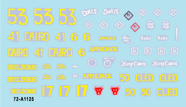 Star Decals 72-A1125 1:72 US PACIFIC WARS