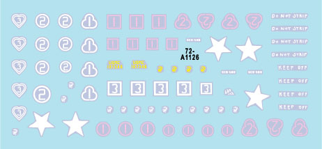 Star Decals 72-A1126 1:72 US PACIFIC WARS
