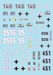 Star Decals 72-A1129 1:72 Windhund # 1