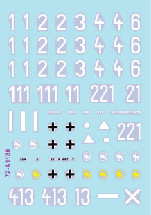 Star Decals 72-A1130 1:72 Windhund # 2