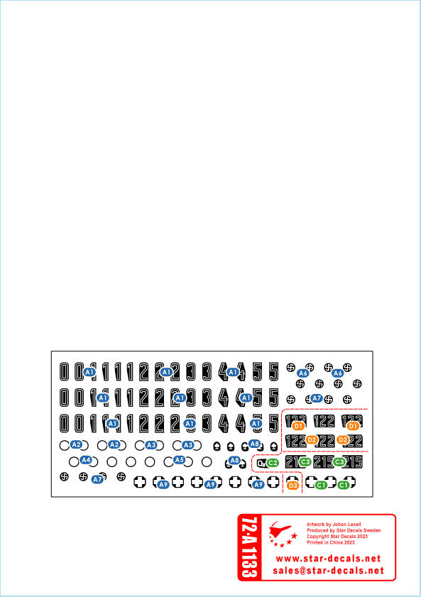 Star Decals 72-A1133 1:72 Wiking # 5