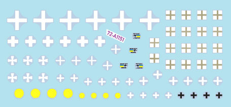 Star Decals 72-A1151 1:72 War in Ukraine # 13 Ukrainian Tanks and AFV insignias