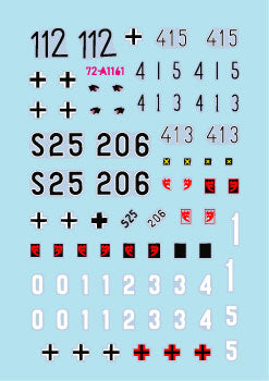 Star Decals 72-A1161 1:72 Pz.Kpfw.VI Ausf.D & Ausf.A Panther Baltic Offensive #2