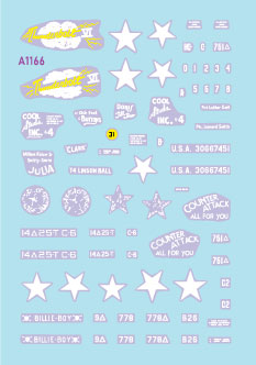 Star Decals 72-A1166 1:72 US M4A3