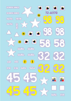 Star Decals 72-A1170 1:72 US 6th Armored Division # 4