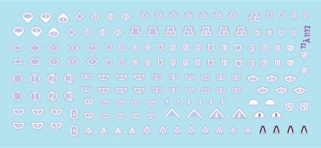 Star Decals 72-A1172 1:72 IDF Generic Markings # 1