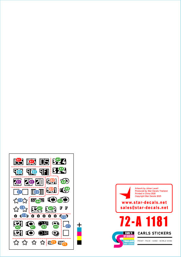 Star Decals 72-A1181 1:72 War in Angola # 1