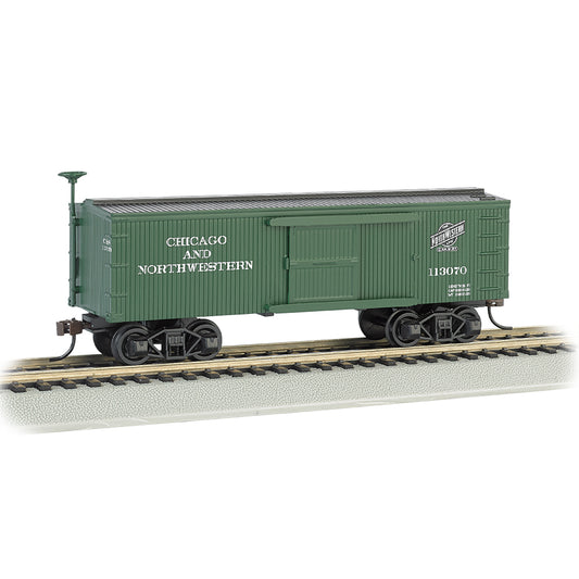 Bachmann USA Old-Time Box Car - C&NW HO Gauge 72306