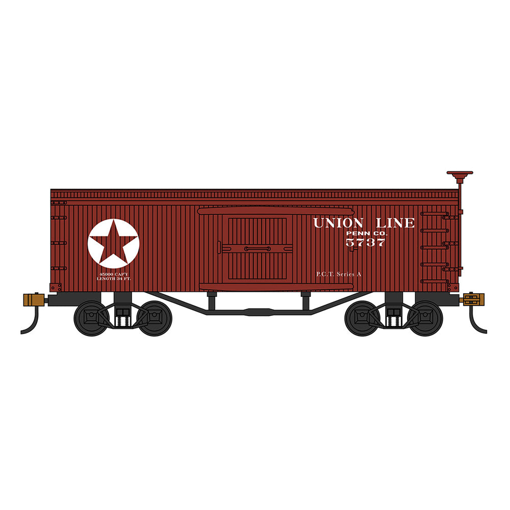 Bachmann USA Old-Time Box Car - Union Line HO Gauge 72310