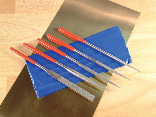 Expo Tools 72514 5Pc Diamond Warding File Set In Wallet