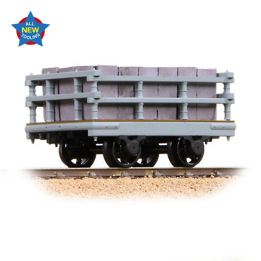 Bachmann Narrow Gauge NG7 73-027A Dinorwic Slate Wagon w/Sides Grey [WL]