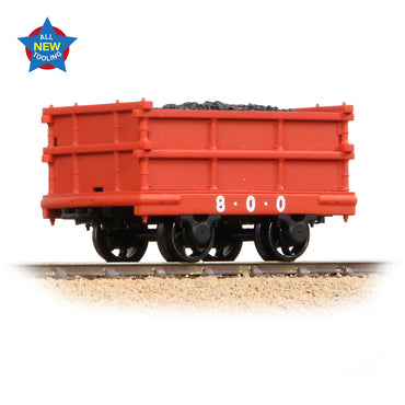 Bachmann Narrow Gauge NG7 73-030 Dinorwic Coal Wagon Red [WL]