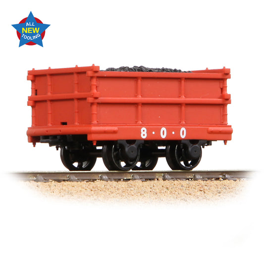 Bachmann Narrow Gauge NG7 73-030 Dinorwic Coal Wagon Red [WL]