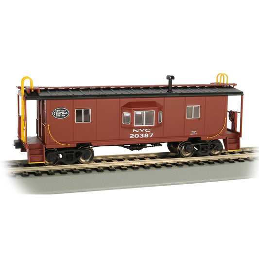 Bachmann USA Bay Window Caboose (with Roof Walk) - NYC HO Gauge 73201