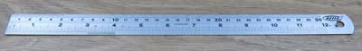 Expo Tools 12' S/Steel Engraved Rule 74011.