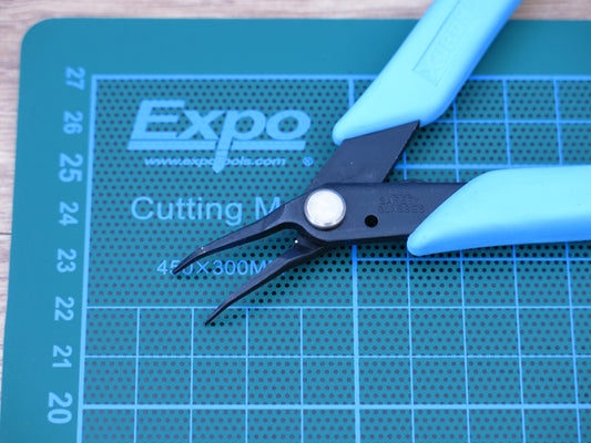 Xuron 450BN Bent Nose Tweezer Chain Pliers Angled Tips