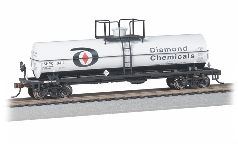 Bachmann USA 75805 Chemical Tank Car Diamond Chemicals 19414 Small Dome HO Gauge