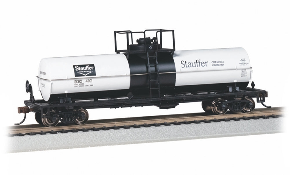 Bachmann USA 75808 Chemical Tank Car Stauffer #41101 W/Large Dome HO Gauge