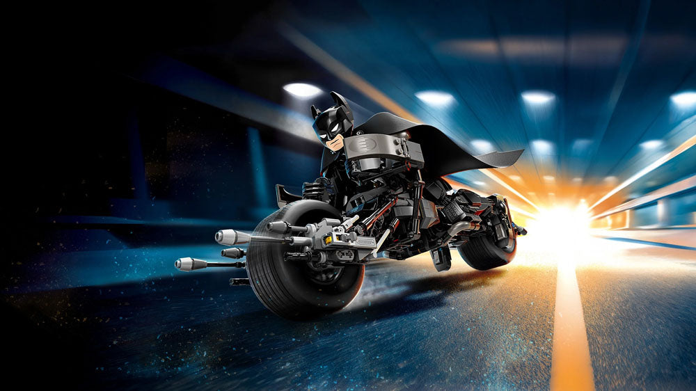 LEGO DC 76273 Batman Construction Figure w/Bat-Pod Bike Age 12+ 713pcs