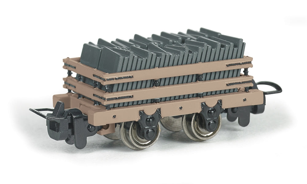 NG Thomas 77315 Slate Wagon with Load - Tan OO9 Gauge