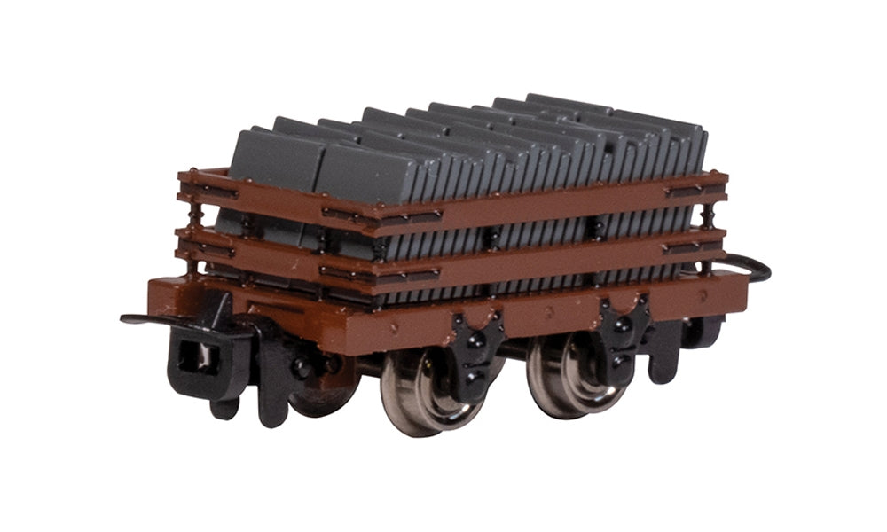 NG Thomas 77316 Slate Wagon with Load - Brown OO9 Gauge