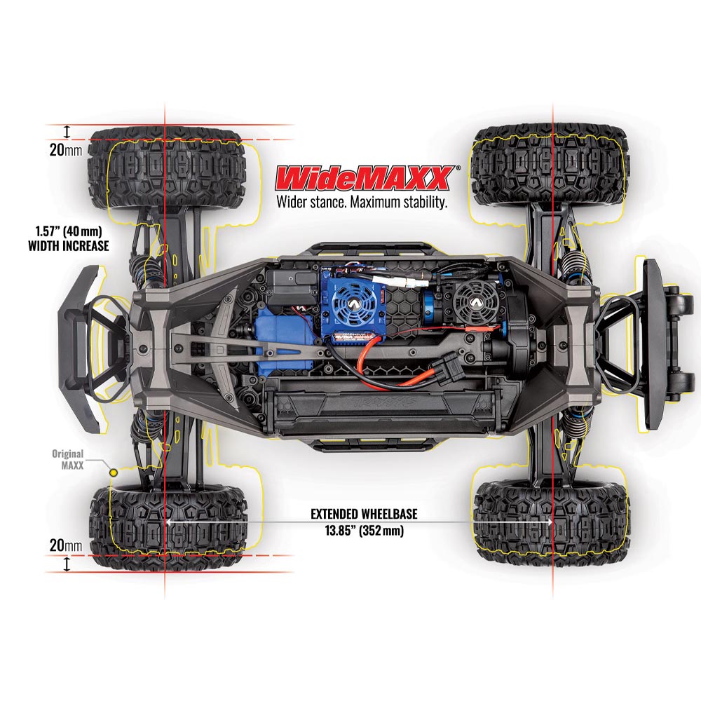 Traxxas Maxx 1:10 4x4 4S RTR RC Monster Truck - Green