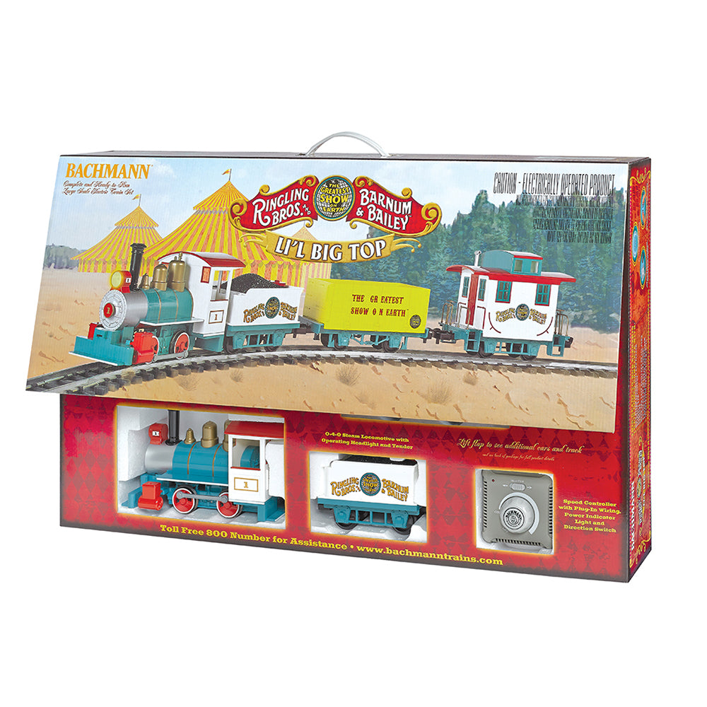 Bachmann USA Ringling Bros. and Barnum & Bailey 'Li'l Big Top' Train Set G 90194
