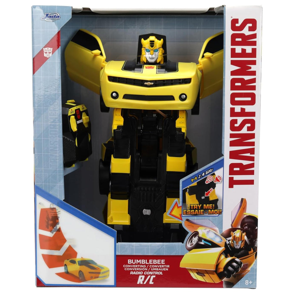 Jada Transformers Converting Bumblebee RC Car Toy