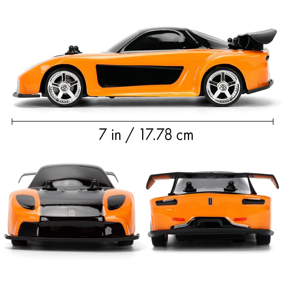 Jada Fast & Furious Han's Mazda RX-7 1:24 RC Car Toy