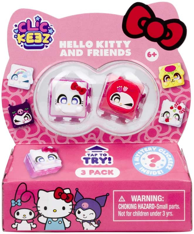 Clickeez Hello Kitty & Friends - 3-Pack  Age 6+