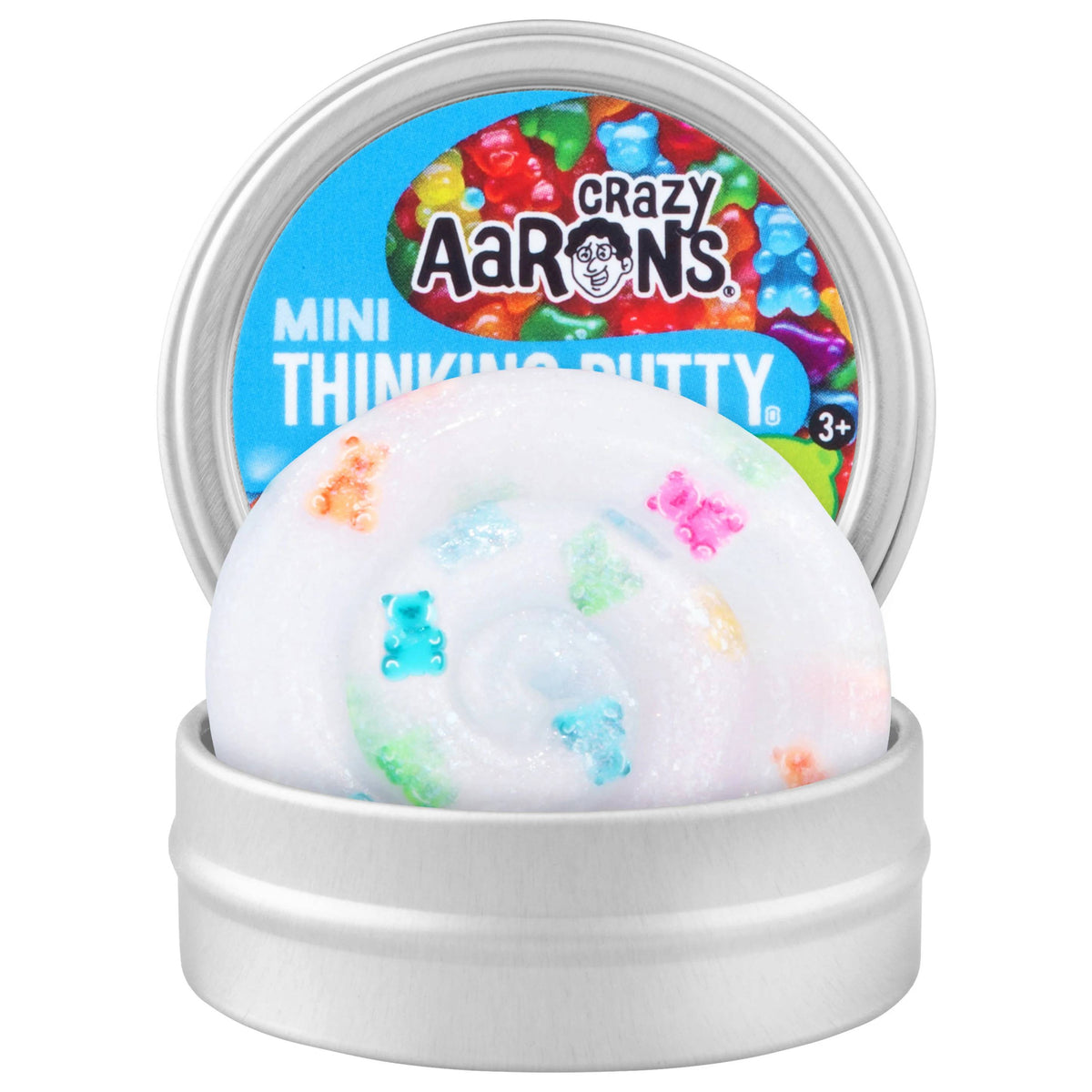 Crazy Aaron's Gummy Grizzly Thinking Putty Mini Tin
