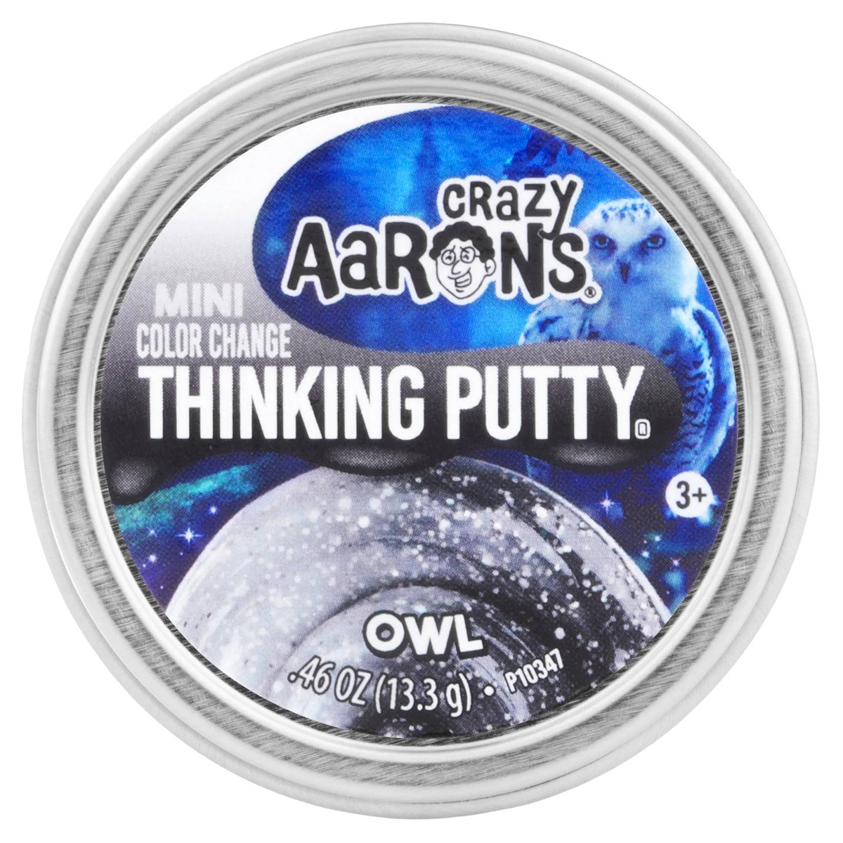 Crazy Aaron's Owl Thinking Putty Mini Tin - image 3