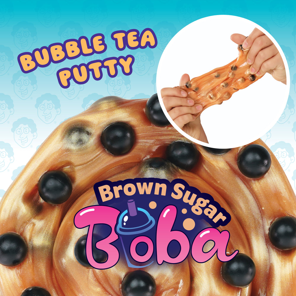 Crazy Aaron's Brown Sugar Boba Thinking Putty 3.5" Tin
