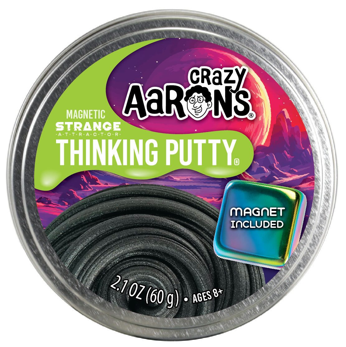 Crazy Aaron's Strange Attractor Thinking Putty 3.5" Tin