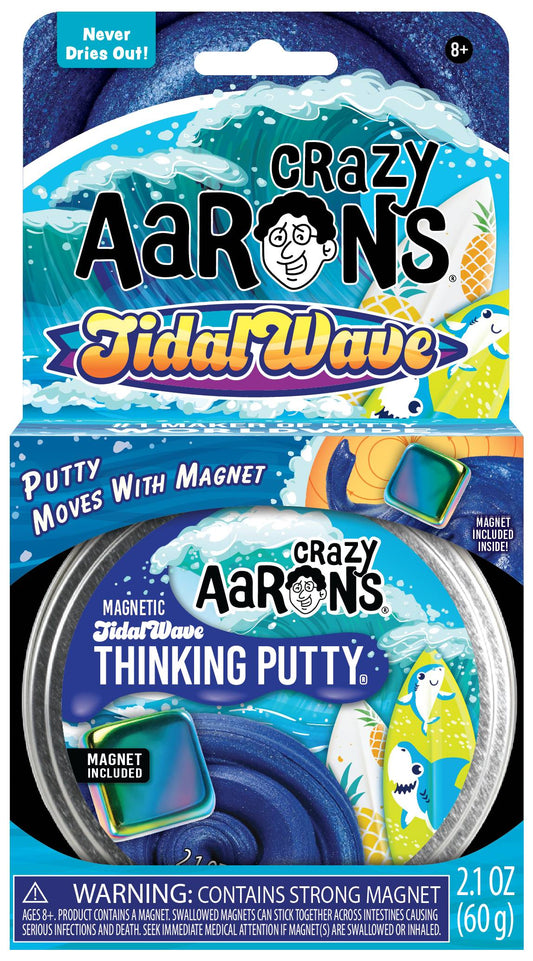 Crazy Aaron's Tidal Wave Thinking Putty 3.5" Tin