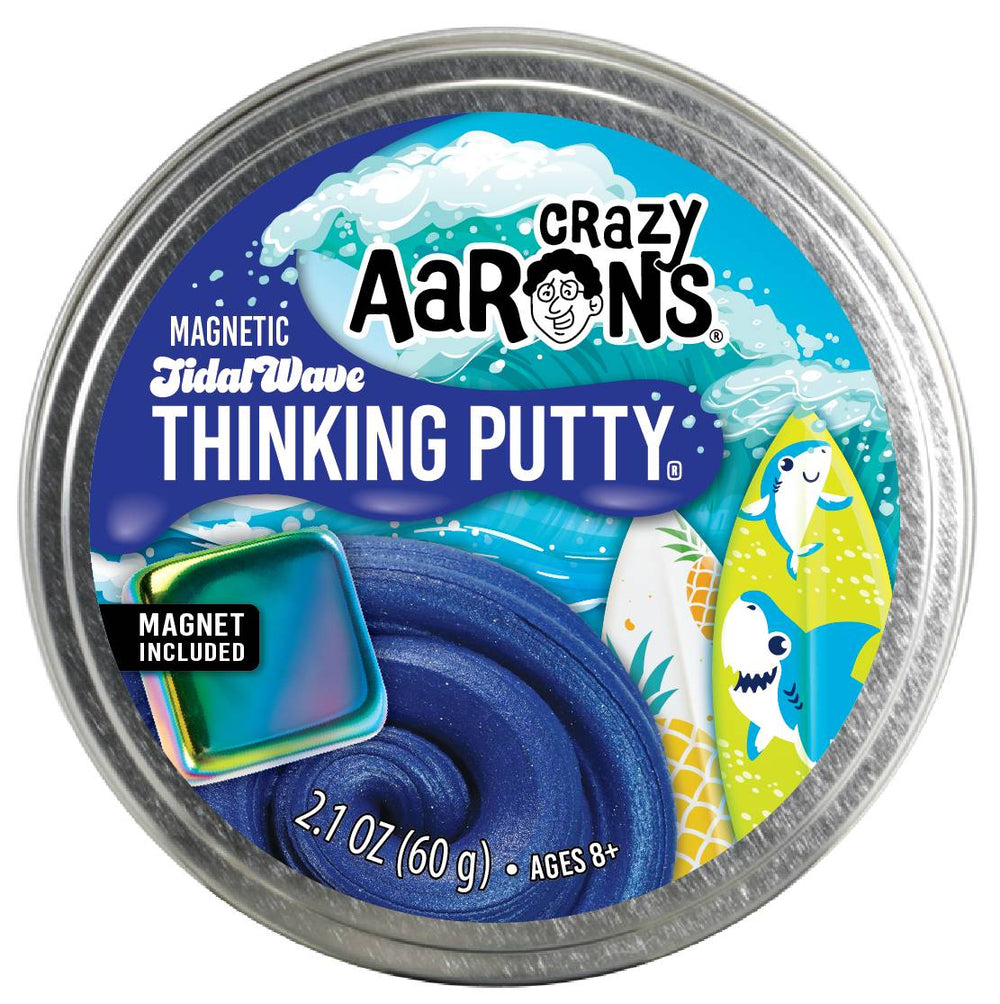 Crazy Aaron's Tidal Wave Thinking Putty 3.5" Tin