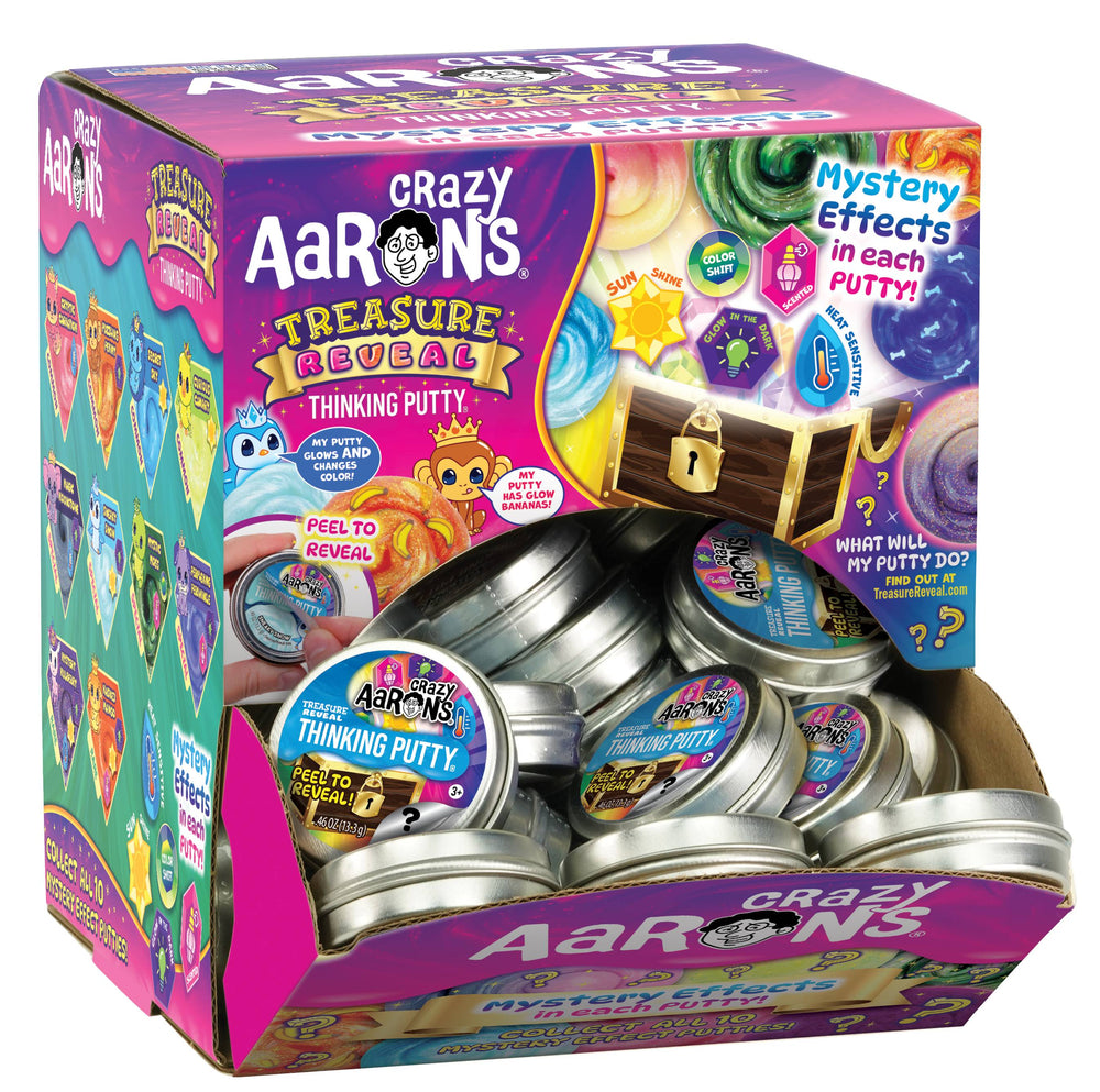 Crazy Aaron's Treasure Reveal Thinking Putty Mini Tin