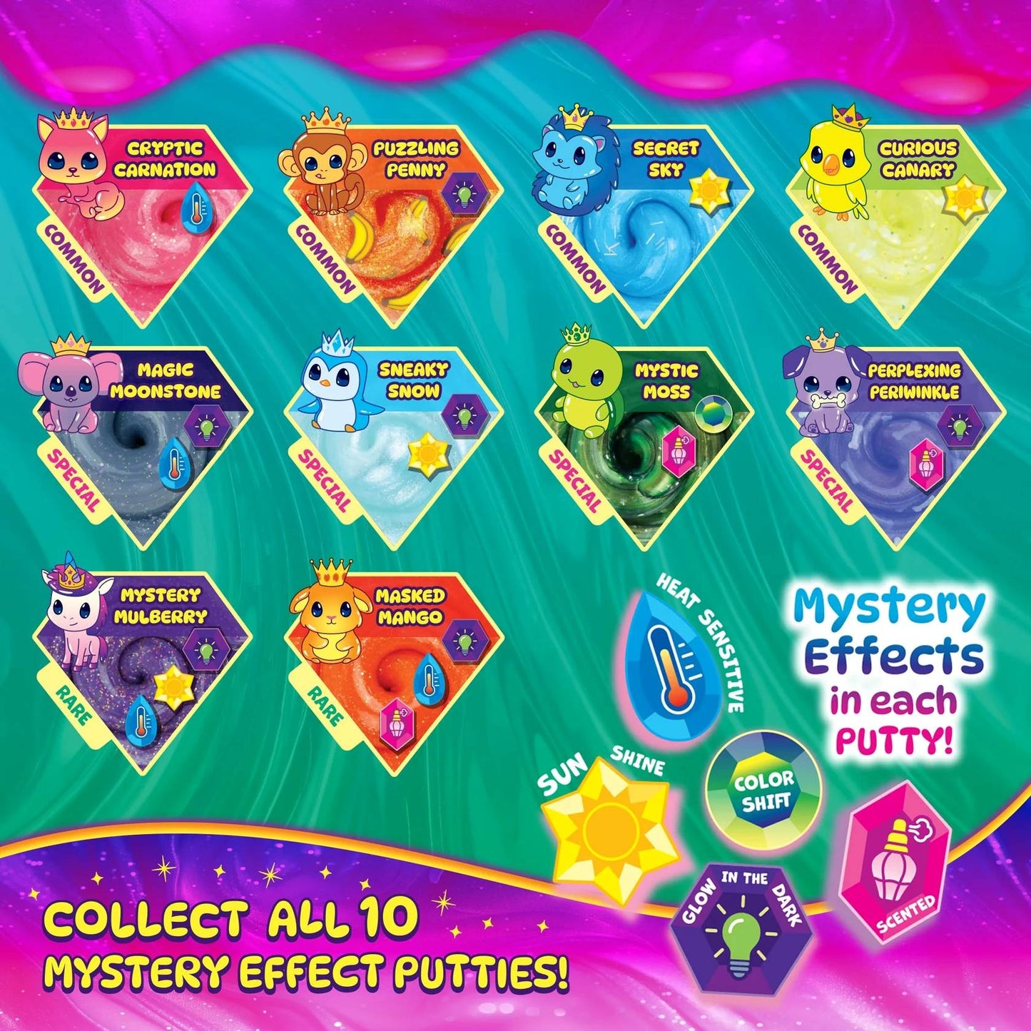 Crazy Aaron's Treasure Reveal Thinking Putty Mini Tin