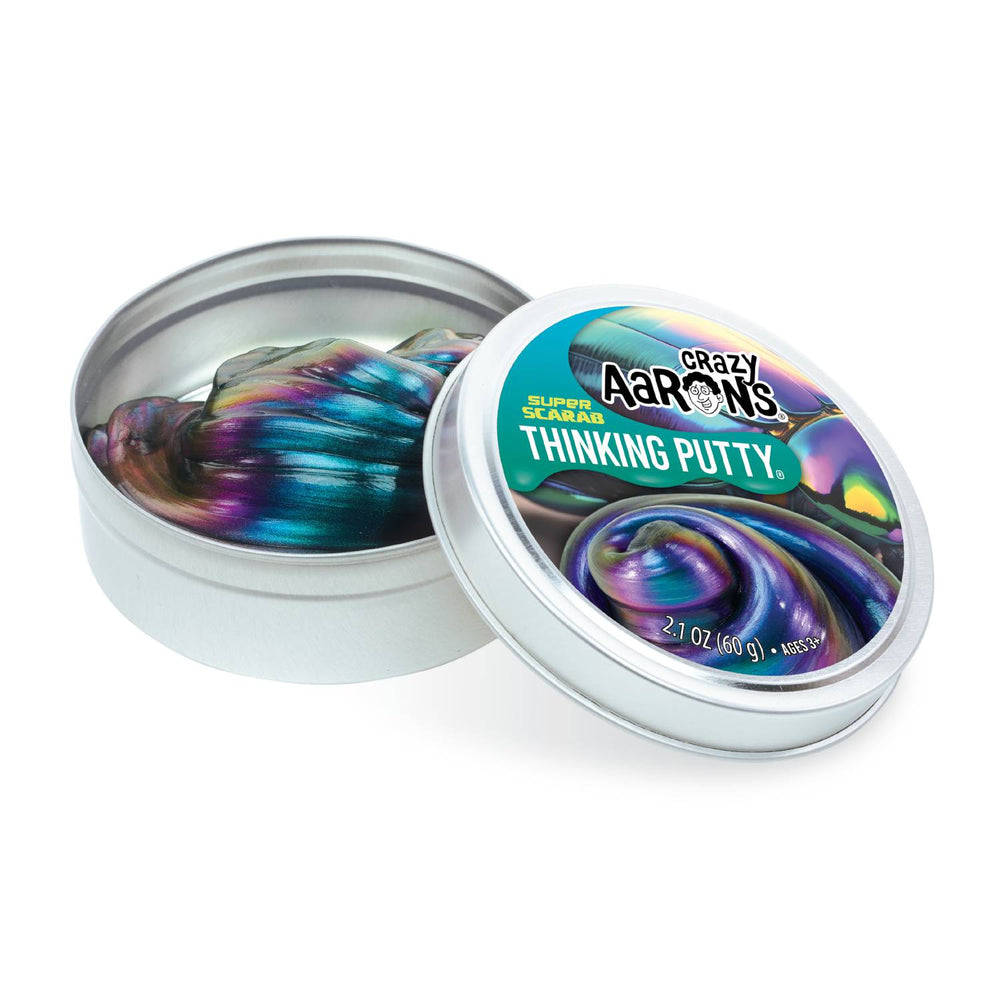 Crazy Aaron's Super Scarab Thinking Putty 3.5" Tin
