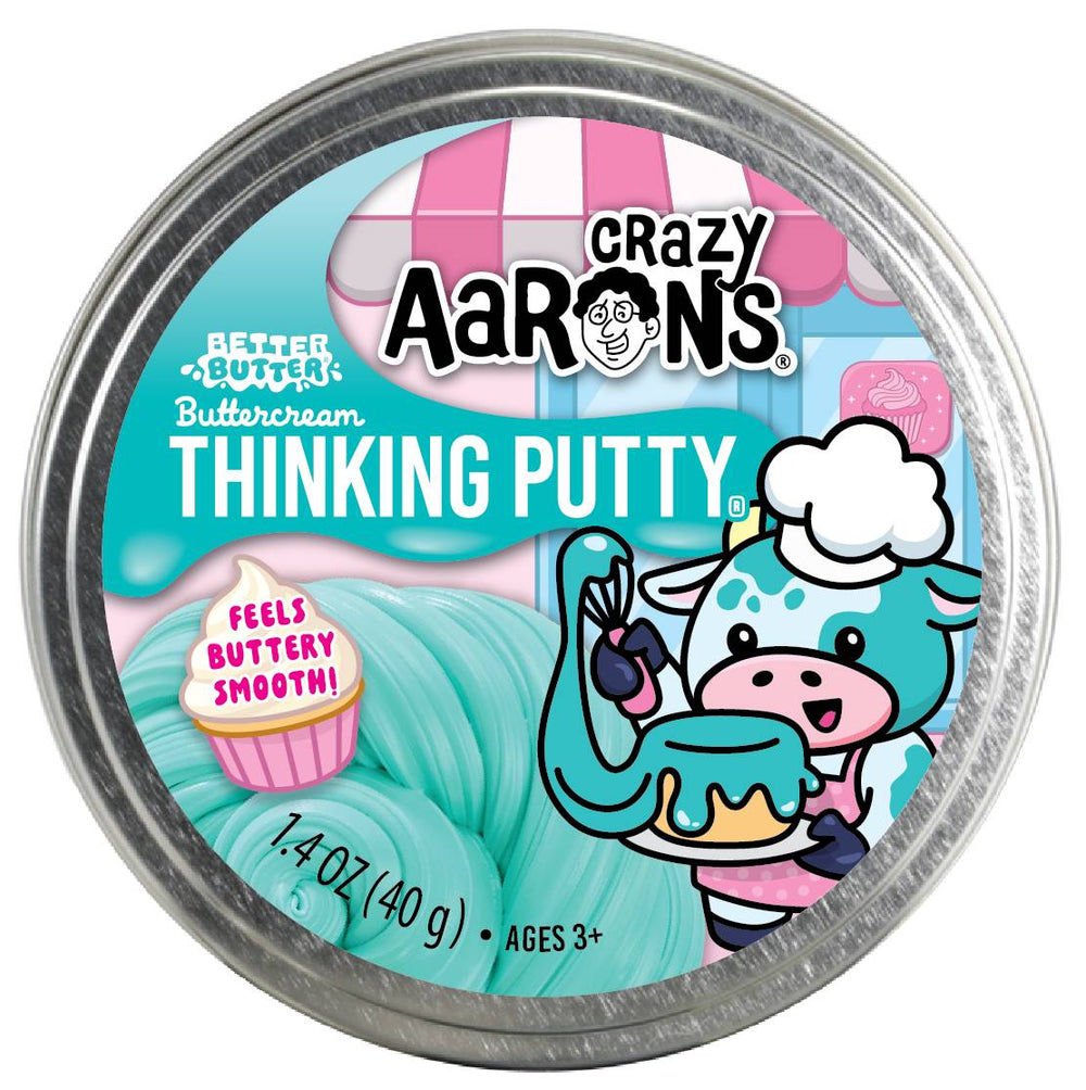 Crazy Aaron's Better Butter Buttercream Thinking Putty 3.5" Tin